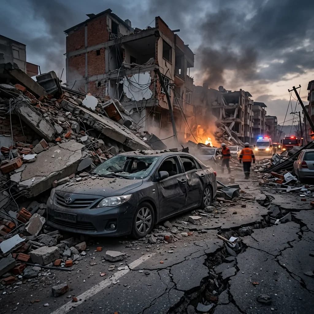 Earthquake, Tsunami & Volcanic Eruption