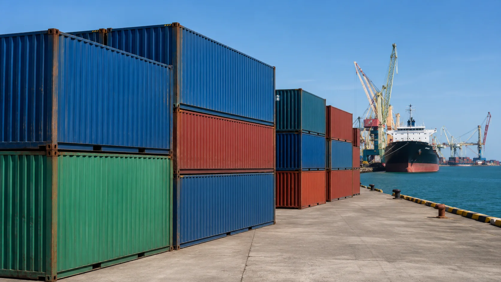 Cargo goods and shipping containers for Marine Cargo Insurance